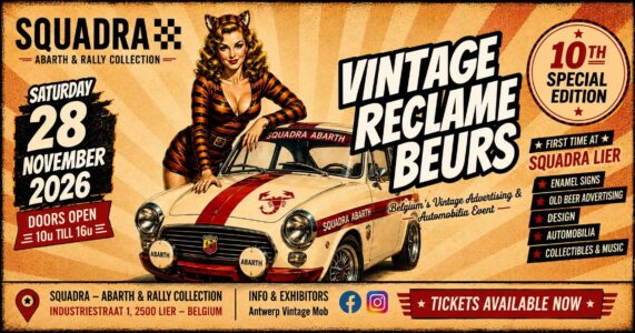 „Vintage Reclame Beurs“ feiert Jubiläum in neuer Umgebung