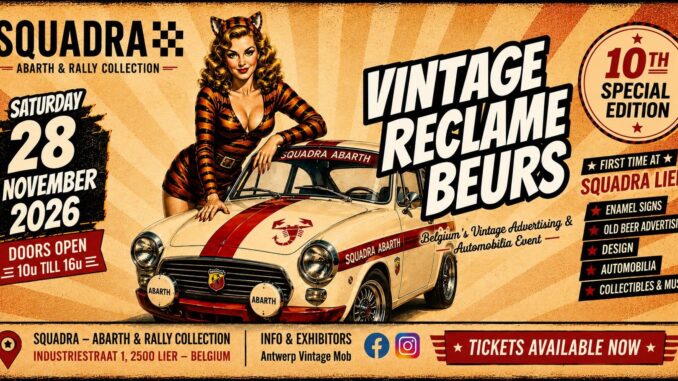 „Vintage Reclame Beurs“ feiert Jubiläum in neuer Umgebung