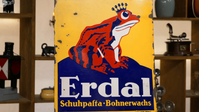 Erdal: Frühes Emailschild bei „Bares für Rares“ – Bild 2