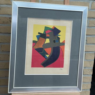 „Balmouré“: Original-Lithographie Maurice Estève, signiert und nummeriert (1974)