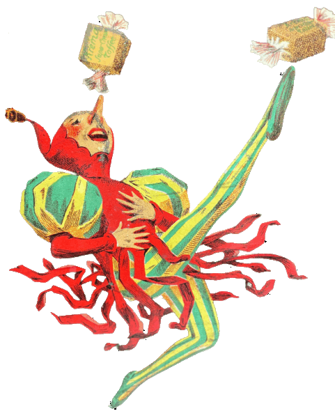 Krema Bonbons Jean d'Ylen Harlekin 1925
