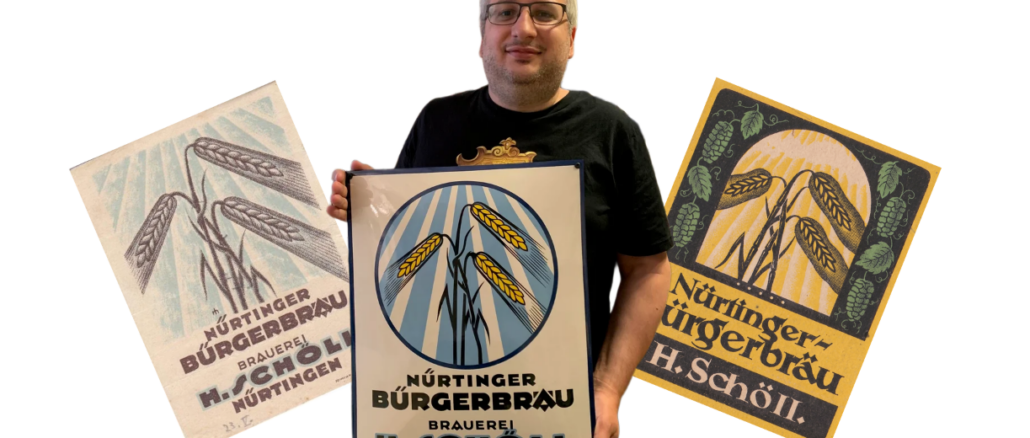 Nürtingen & seine Brauereigeschichte: Außergewöhnliches Emailschildprojekt
