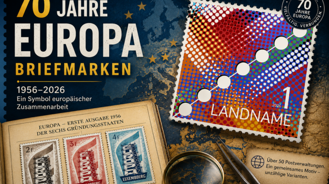 70 Jahre EUROPA-Briefmarken: Ein gemeinsames Symbol für eine gemeinsame Sache