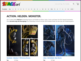 SPACEart: Figuren und Sammlerstücke aus Film, Comic & Popkultur