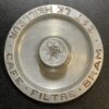 Café Filtre Bram - Sehr seltener Kaffee-Aschenteller mit Streichholzhalter, Luxemburg um 1940