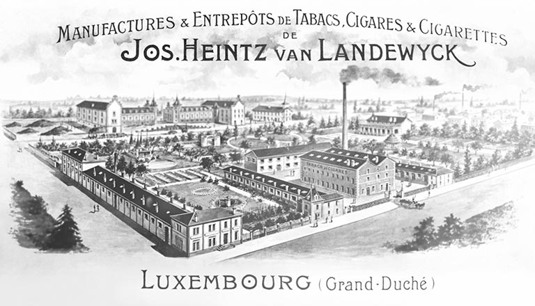 Die Tabakfabrik in Hollerich. (Bild: landewyck.com)
