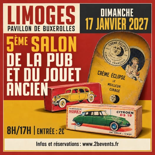 5. Salon de la Pub & du Jouet Ancien in Limoges