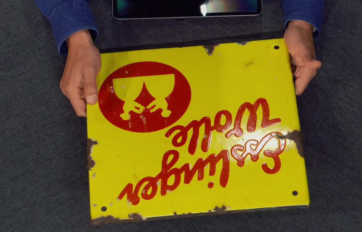 esslinger wolle emailschild bfr 2