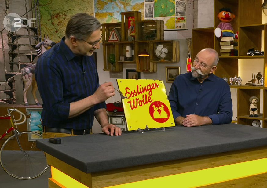 esslinger wolle emailschild bfr 1